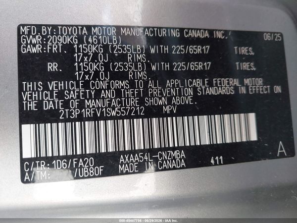 2025 TOYOTA RAV4 XLE