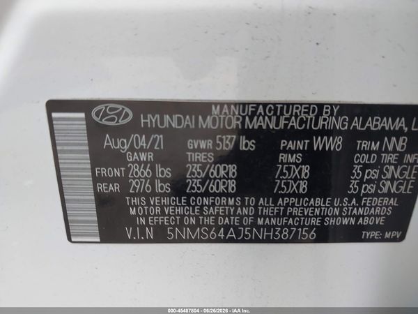 2022 HYUNDAI SANTA FE XRT