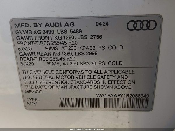 2024 AUDI Q5