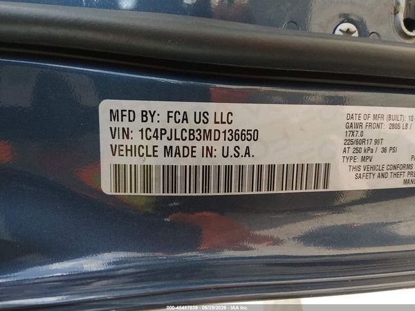 2021 JEEP CHEROKEE LATITUDE FWD