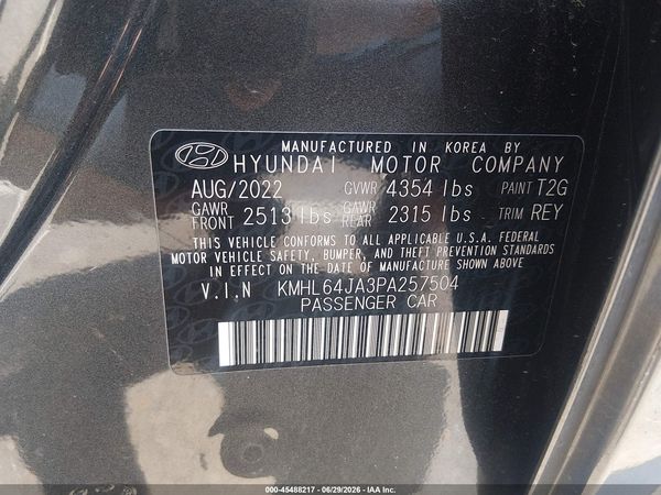 2023 HYUNDAI SONATA SEL