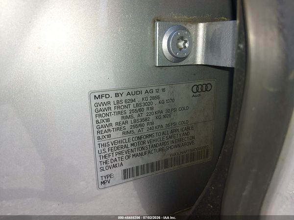 2017 AUDI Q7 2.0T PREMIUM