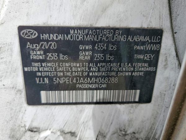 2021 HYUNDAI SONATA SEL