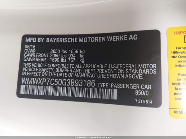 2016 MINI HARDTOP COOPER S