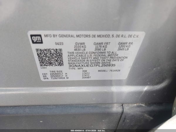 2023 CHEVROLET EQUINOX AWD LT — I9