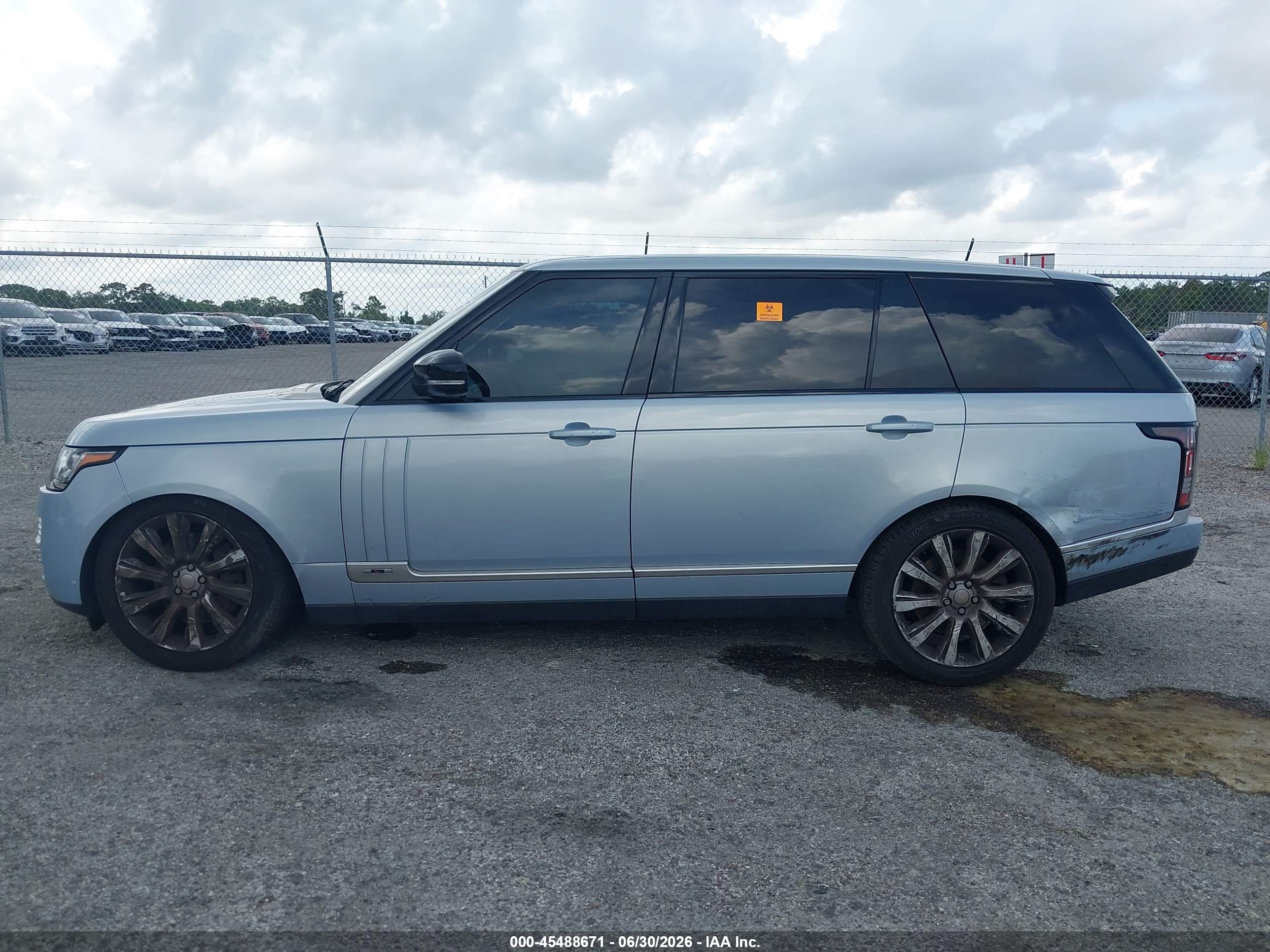 2014 LAND ROVER RANGE ROVER 5.0L V8 SUPERCHARGED