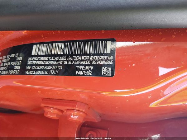 2019 JEEP RENEGADE SPORT 4X4