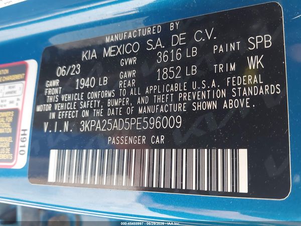 2023 KIA RIO 5-DOOR S