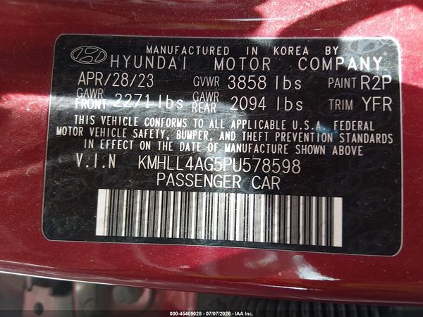 2023 HYUNDAI ELANTRA SE