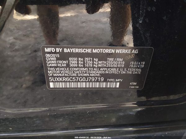 2016 BMW X5 XDRIVE50I