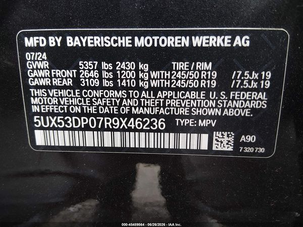 2024 BMW X3 XDRIVE30I