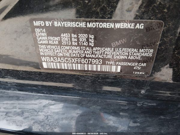 2015 BMW 328I