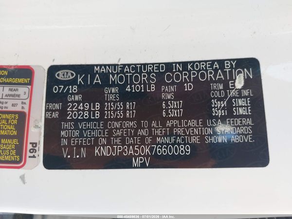 2019 KIA SOUL +