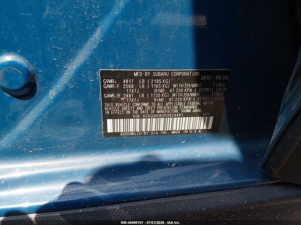 2024 SUBARU CROSSTREK WILDERNESS
