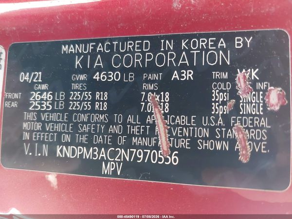 2022 KIA SPORTAGE LX