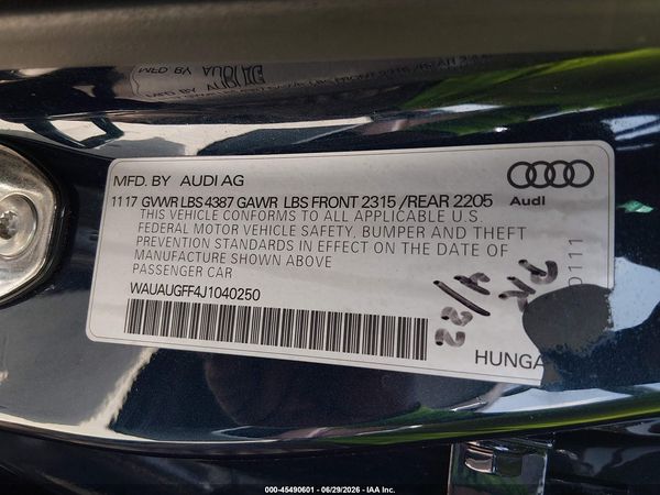 2018 AUDI A3