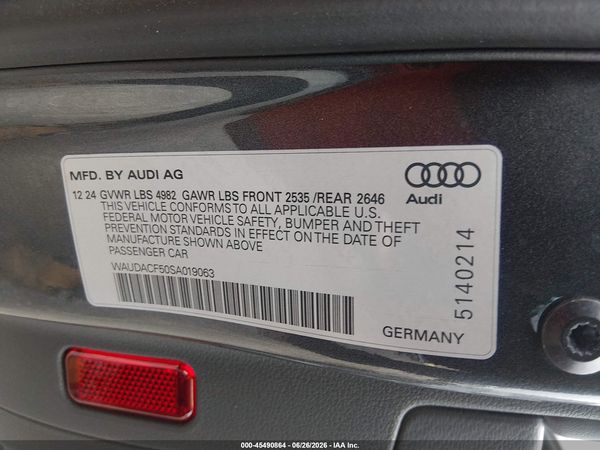 2025 AUDI A5 SPORTBACK