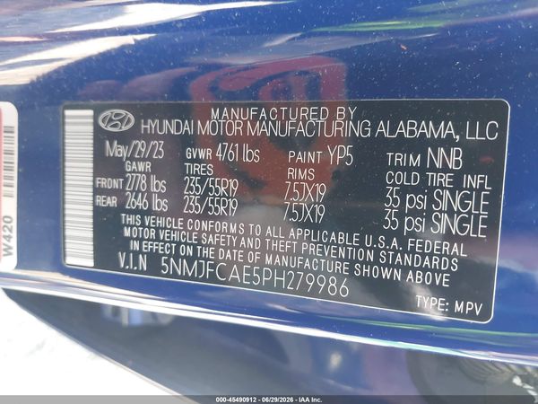 2023 HYUNDAI TUCSON SEL