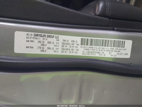 2014 DODGE DURANGO LIMITED