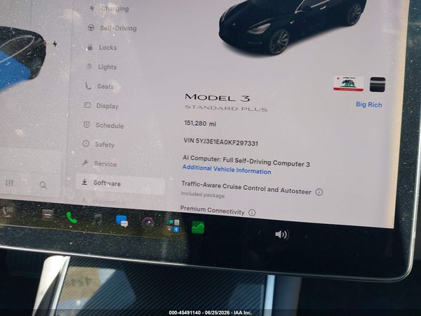 2019 TESLA MODEL 3