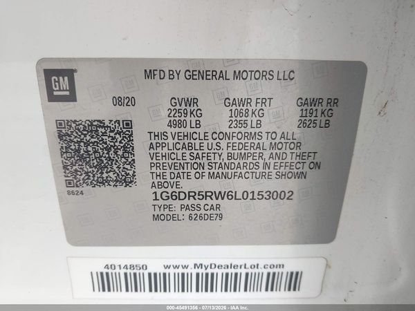 2020 CADILLAC CT5 V-SERIES