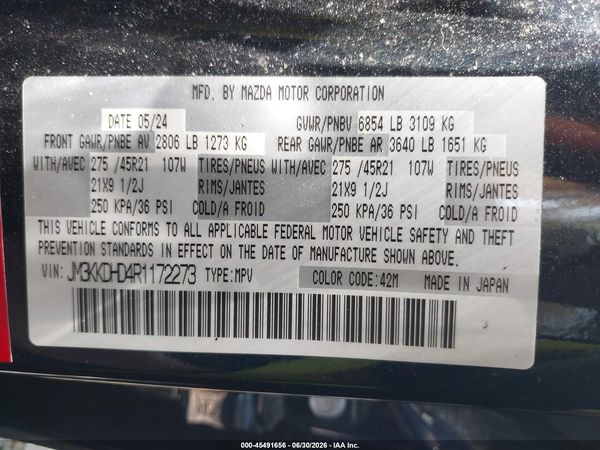 2024 MAZDA CX-90 3.3 TURBO PREMIUM