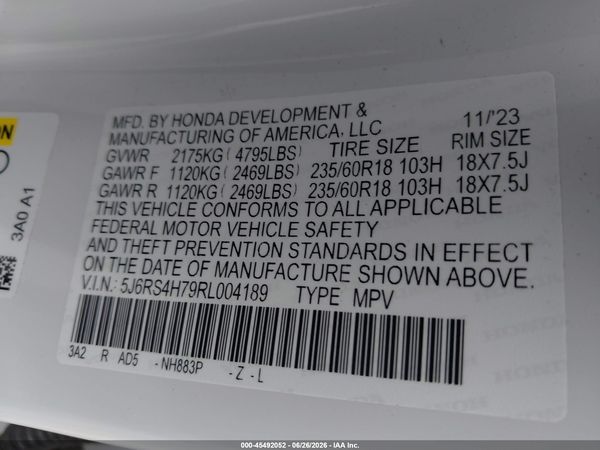 2024 HONDA CR-V EX-L AWD