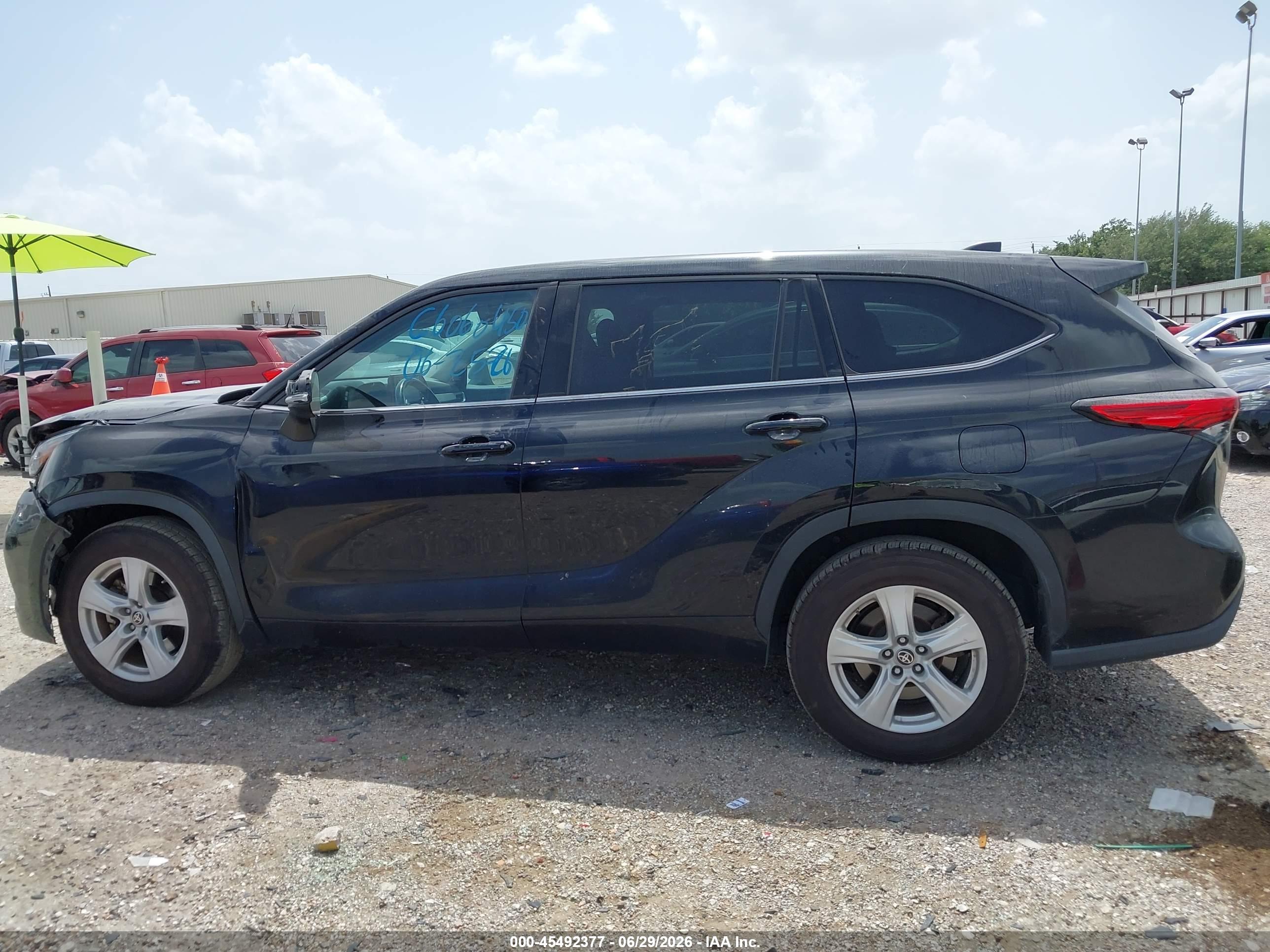 2022 TOYOTA HIGHLANDER LE