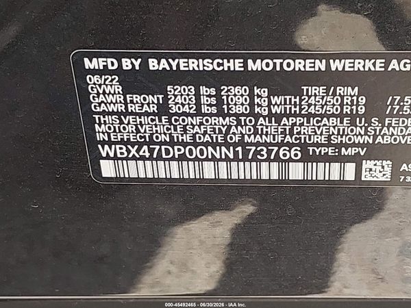 2022 BMW X3 SDRIVE30I