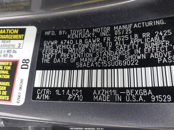 2025 LEXUS ES 300H LUXURY