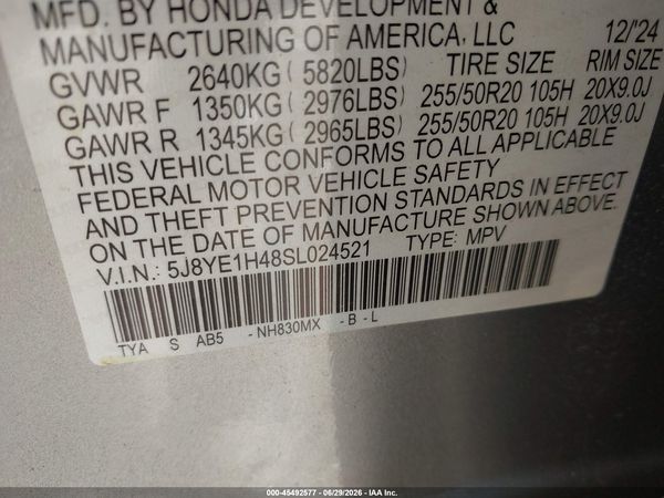2025 ACURA MDX TECHNOLOGY PACKAGE