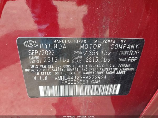 2023 HYUNDAI SONATA SEL PLUS