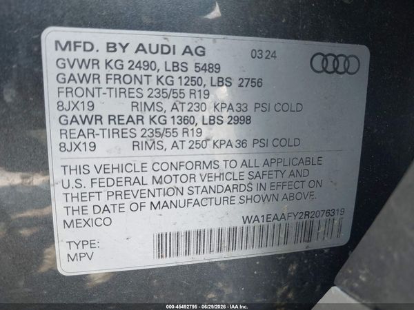 2024 AUDI Q5