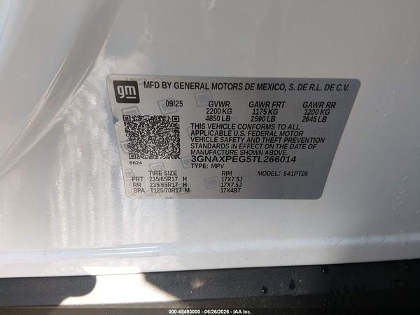 2026 CHEVROLET EQUINOX AWD LT — I9