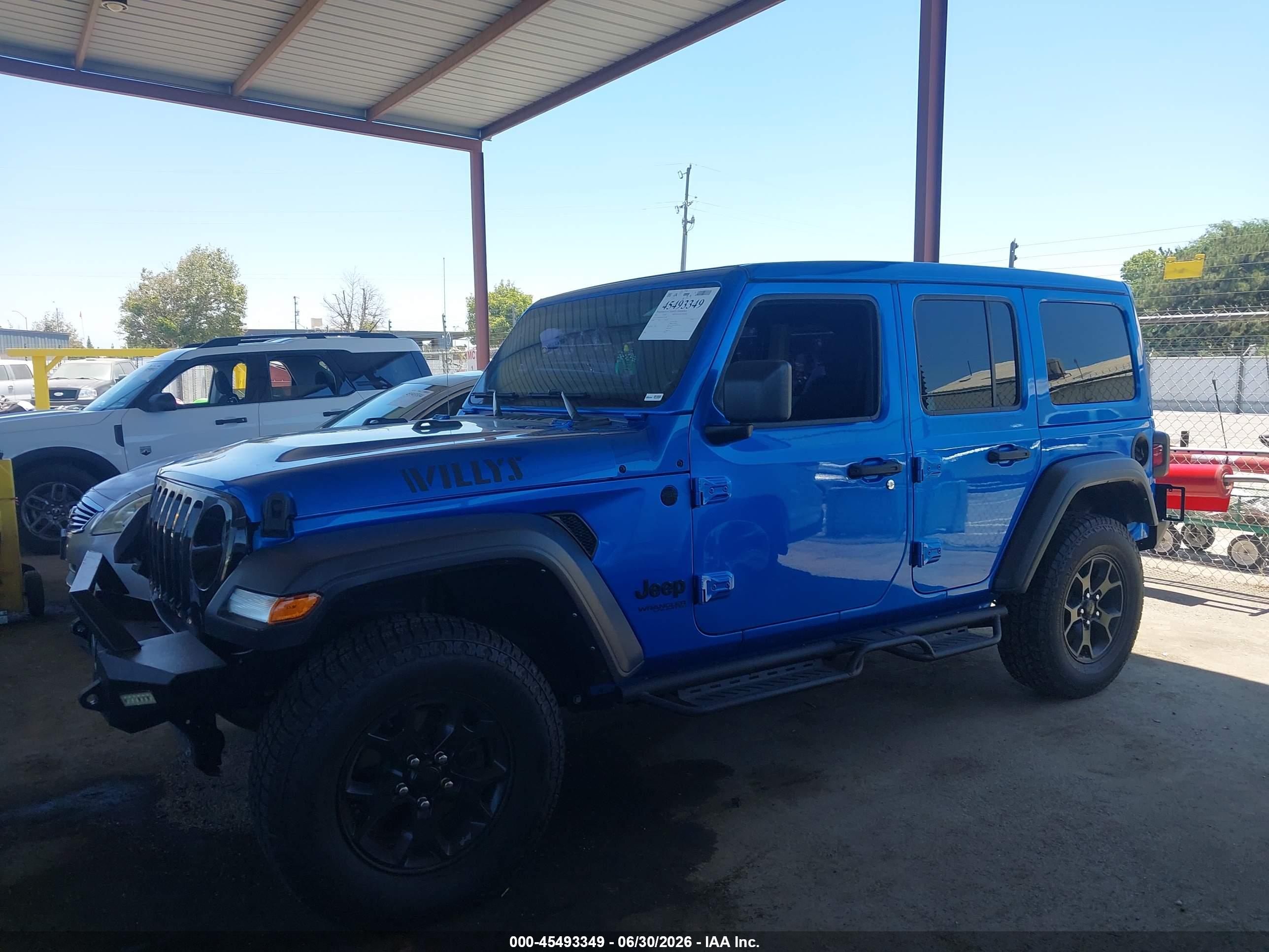 2021 JEEP WRANGLER UNLIMITED WILLYS 4X4