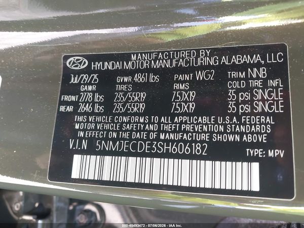 2025 HYUNDAI TUCSON LIMITED