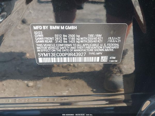 2023 BMW X3 M X3 M/M Competition