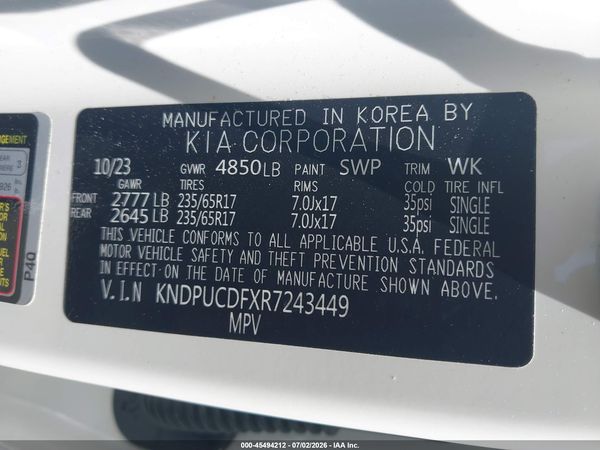 2024 KIA SPORTAGE LX