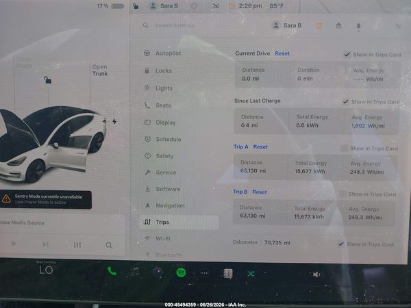 2020 TESLA MODEL 3