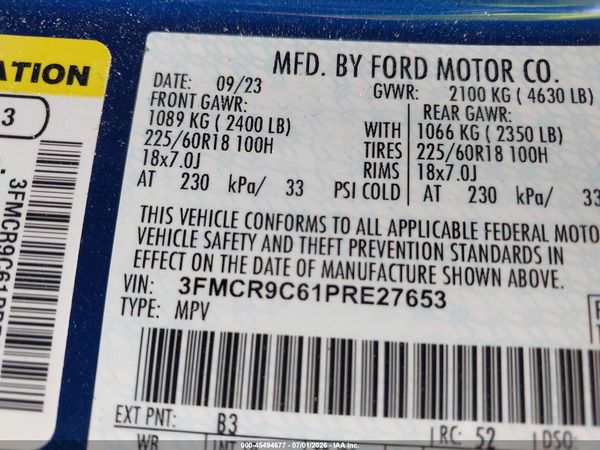2023 FORD BRONCO SPORT OUTER BANKS