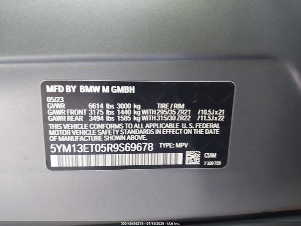 2024 BMW X5 M COMPETITION