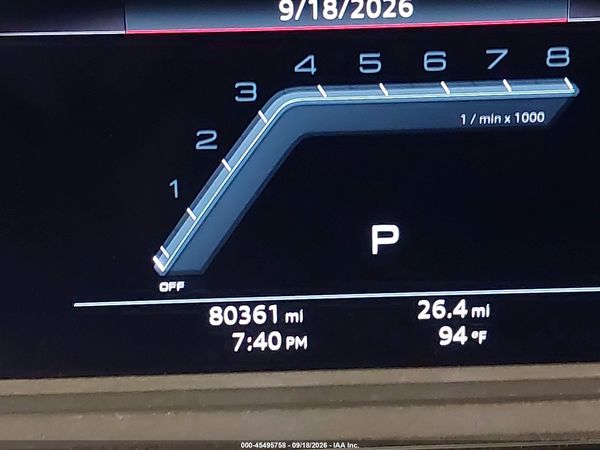 2020 AUDI S8 TFSI QUATTRO TIPTRONIC — I118