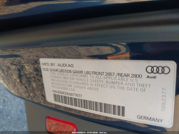 2020 AUDI A6