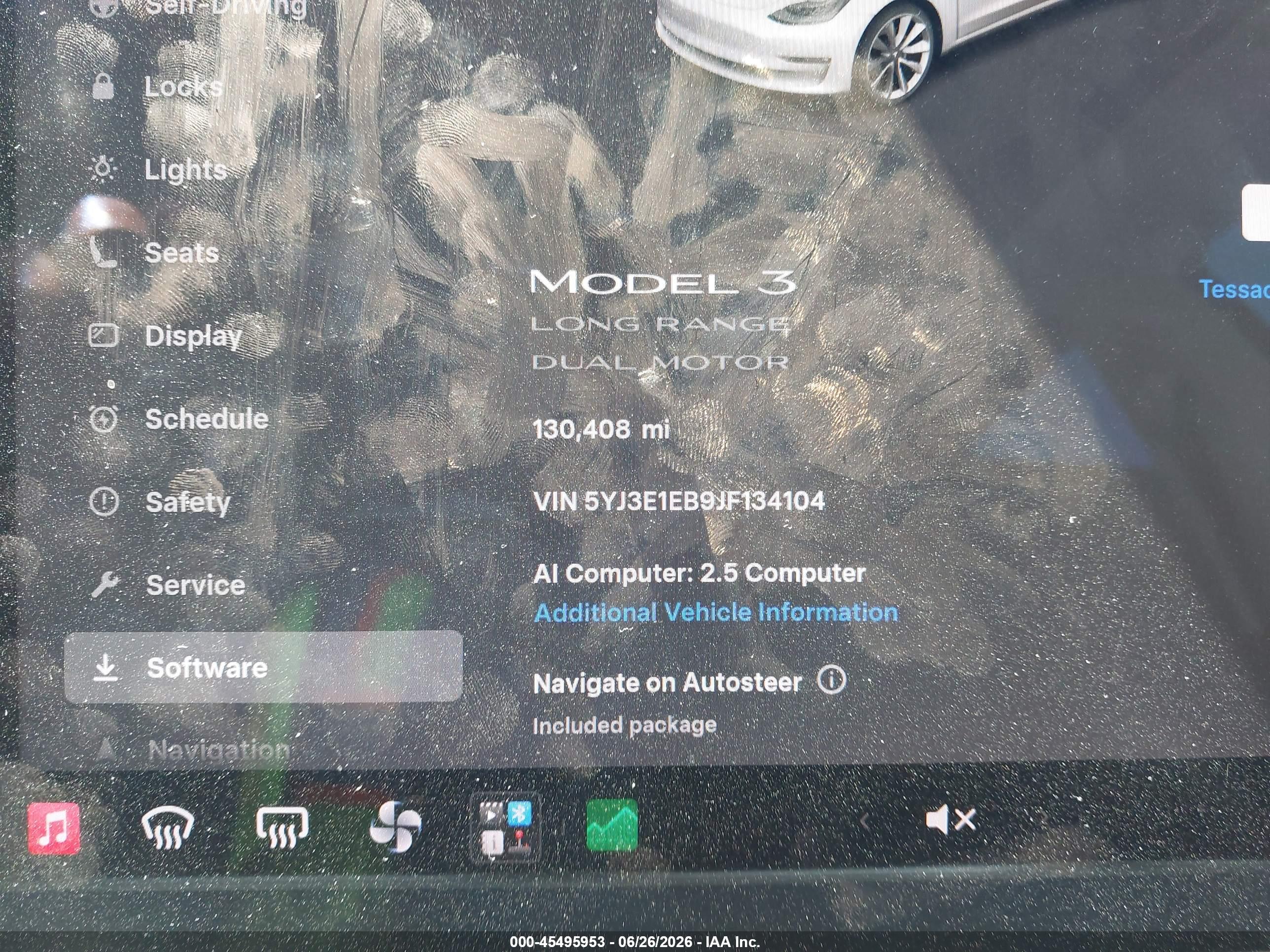 2018 TESLA MODEL 3 LONG RANGE/PERFORMANCE