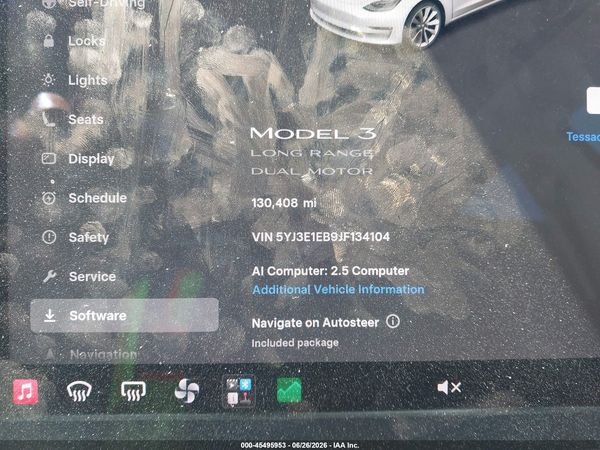 2018 TESLA MODEL 3 LONG RANGE/PERFORMANCE