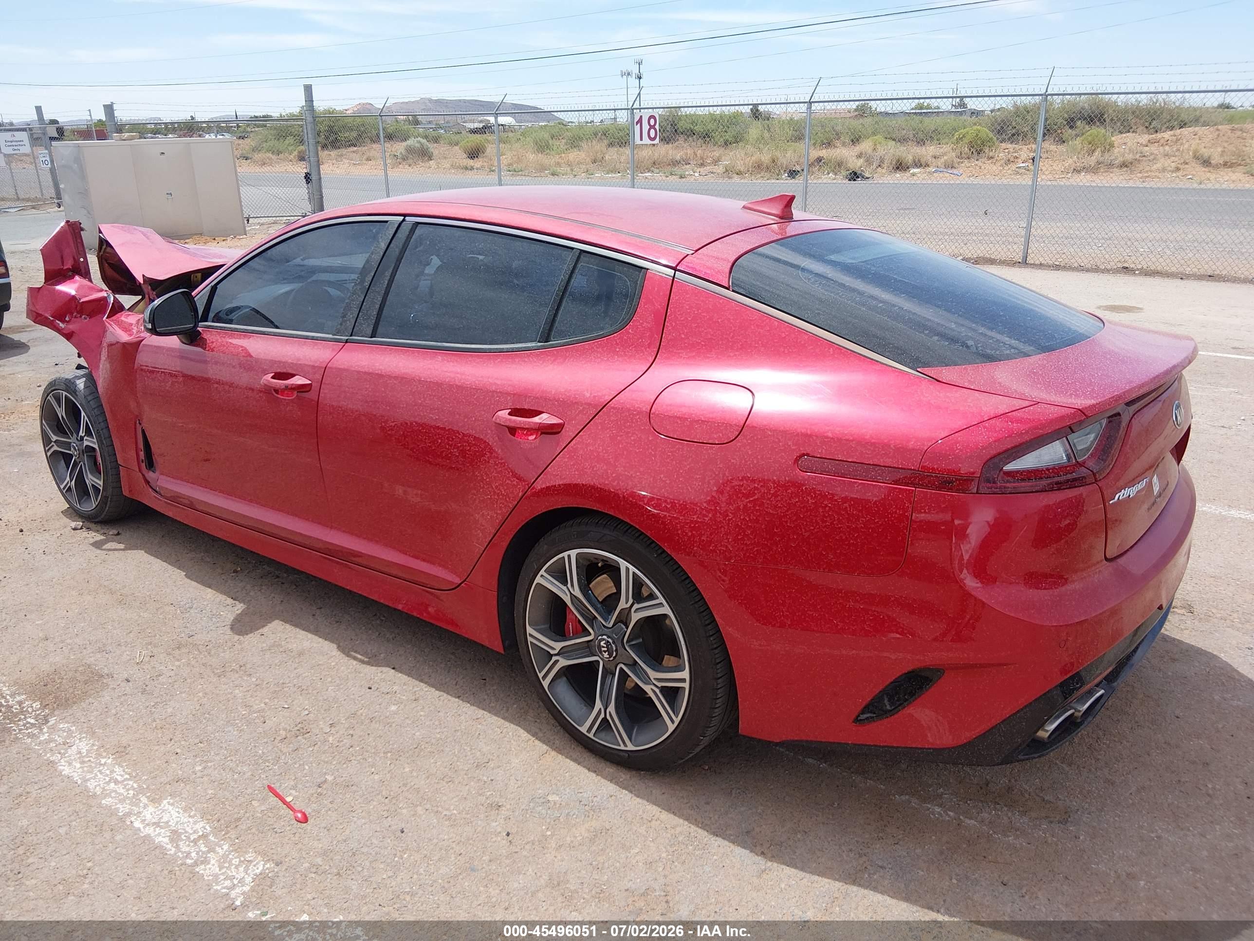 2018 KIA STINGER GT