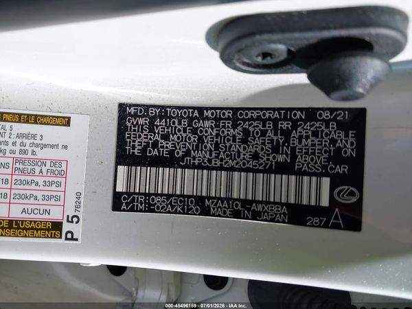 2021 LEXUS UX 200 200 Premium
