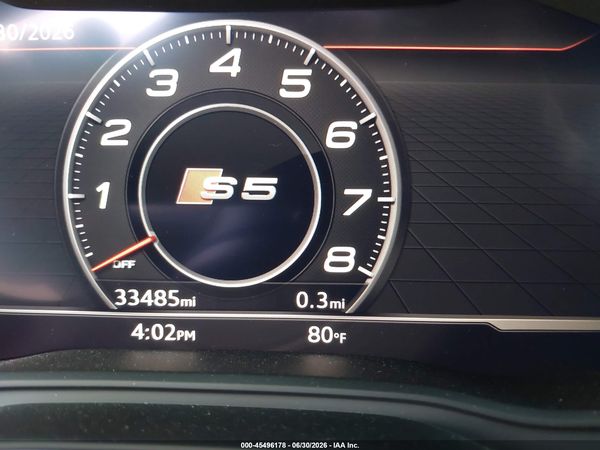 2019 AUDI S5 3.0T PREMIUM
