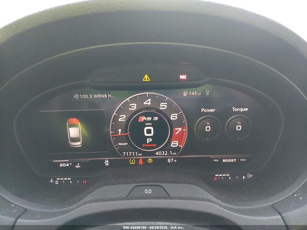 2018 AUDI RS 3 2.5T