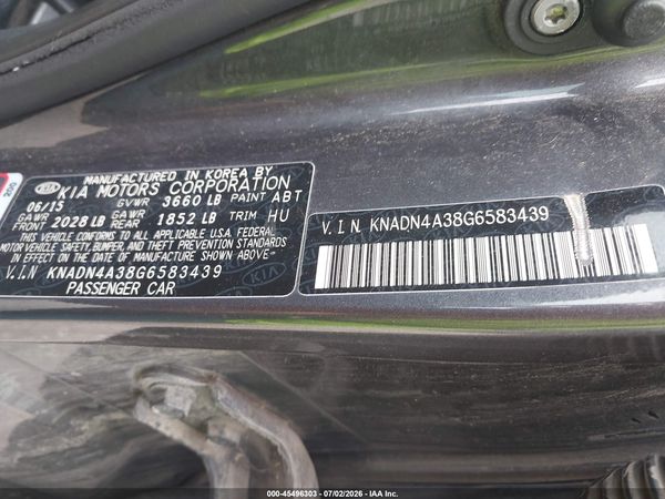 2016 KIA RIO EX